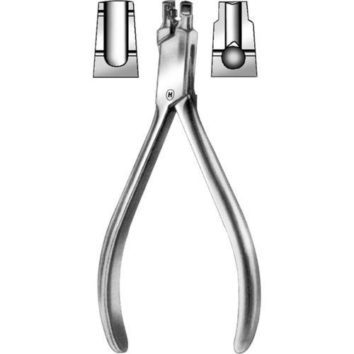 Arrow shaping pliers according to Schwarz piece HSL 374-12, 125 mm