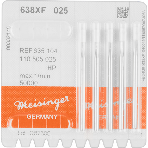 Ceramic grinder 638 Pack of 5 pieces white extra fine, HP, figure 110, 6 mm, ISO 025