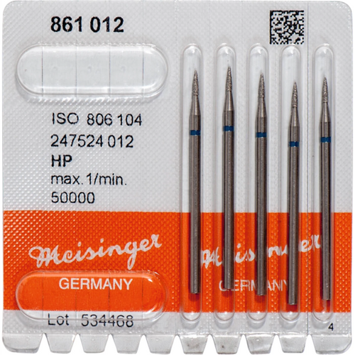 Diamonds 861 Pack of 5 pieces blue medium, HP, figure 247 flame, 5 mm, ISO 012