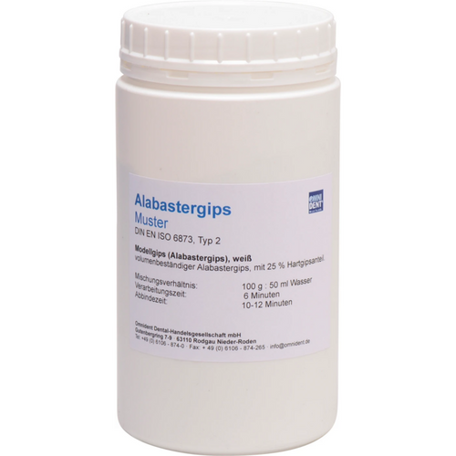 Natural alabaster plaster Sample 1 kg alabaster plaster white