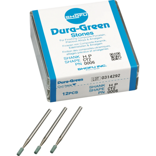 Dura-Green bricks Pack of 12 pieces CY2, HP, ISO 025