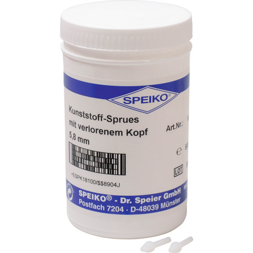 Plastic sprues Pack of 500 pieces Ø 5.8 mm