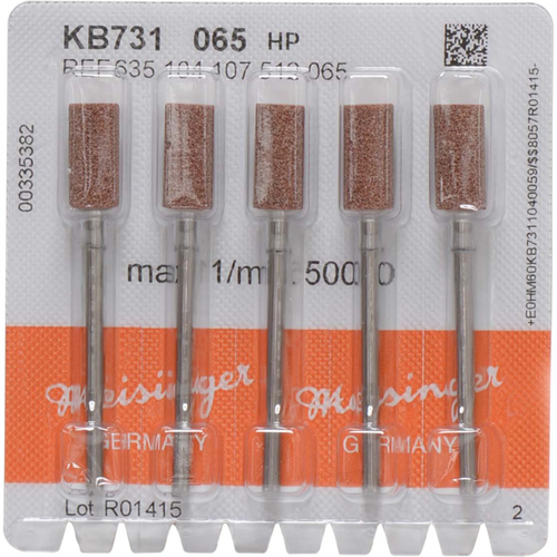 Ceramic grinder KB731 Pack of 5 pieces brown medium, HP, figure 107, 13 mm, ISO 065