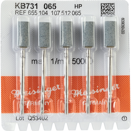 Ceramic grinder KB731 Pack of 5 pieces green fine, HP, figure 107, 13 mm, ISO 065