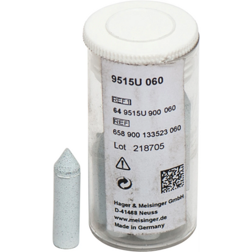 Universal polisher 9515U Pack of 10 pieces unmounted, white, figure 133, 24 mm, ISO 060
