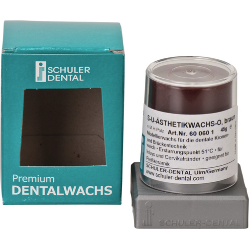S-U esthetic wax Cone 45 g esthetic wax O, brown