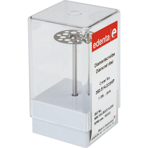 Diamond disk 353 piece red fine, HP, figure 353, 0.15 mm, ISO 220