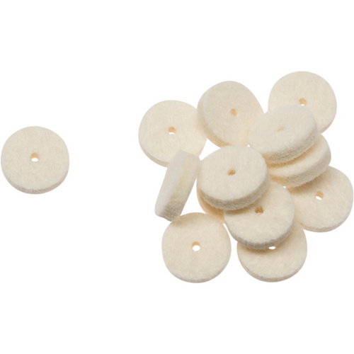 DIA GLACE felt wheels Pack of 100 pieces without lubricant impregnation