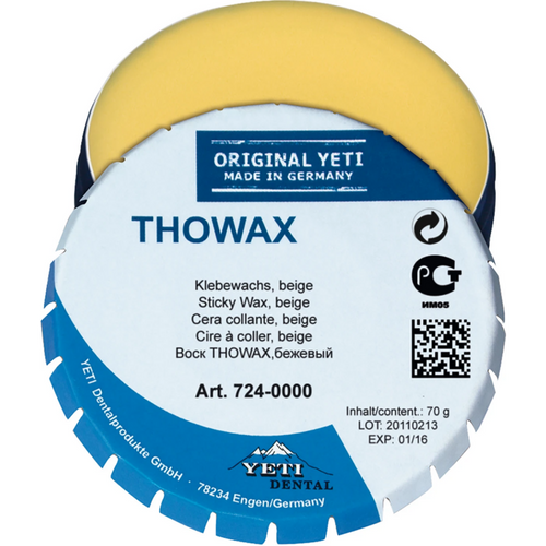 THOWAX Adhesive wax Tin 70 g, beige