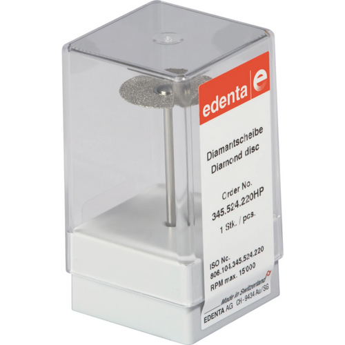 Diamond disk 345 piece blue standard, HP, figure 345, 0.3 mm, ISO 220