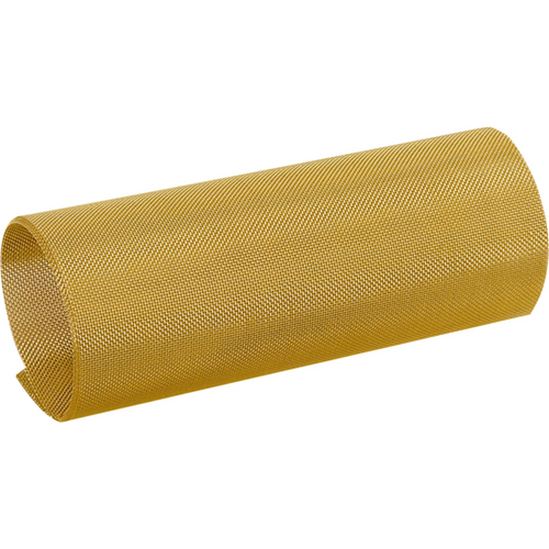 Reinforcing mesh piece gold-plated, 50 x 10 cm, fine
