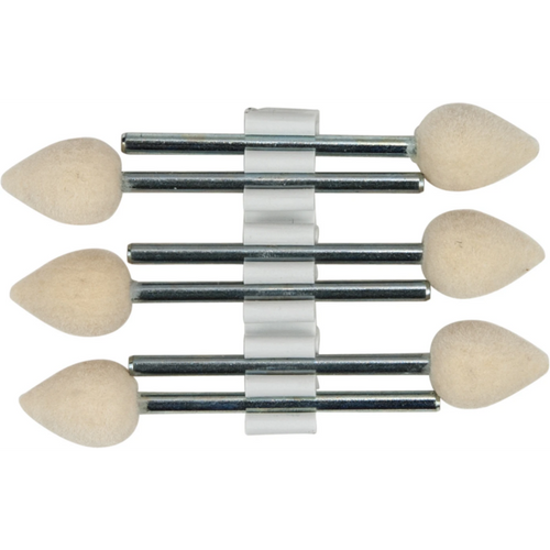 ProfiLab polishing felt Pack of 12 pieces Flame