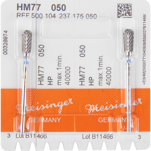 Carbide cutter S Pack of 2 pieces blue standard, HP, figure 237, 10.7 mm, ISO 050