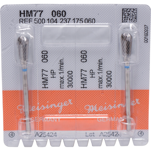 Carbide cutter S Pack of 2 pieces blue standard, HP, figure 237, 11.5 mm, ISO 060