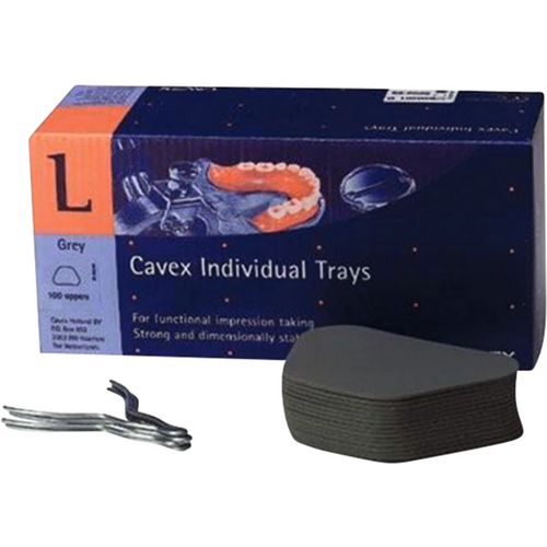 Cavex Individual Trays Pack of 100 pieces upper jaw