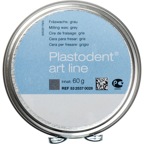 Plastodent® art line Can 60 g milling wax gray, removable
