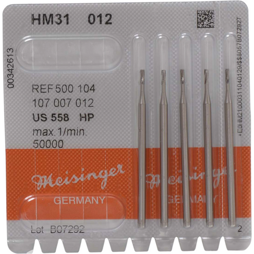 Carbide drill bit 31 Pack of 5 pieces HP, figure 107, 4.1 mm, ISO 012