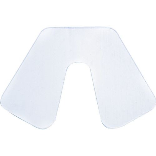 SPEIKO® base plates Lab pack 100 UK pieces crystal clear, 1 mm