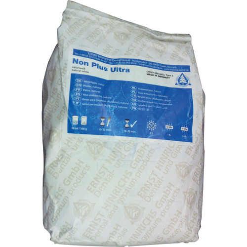 Non plus ultra Bag 5 kg model plaster natural white
