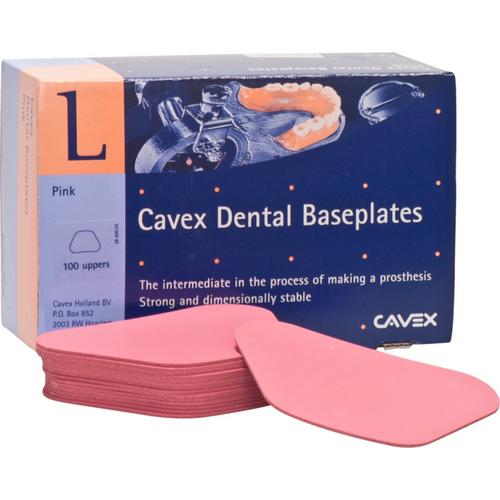 Cavex base plates Pack of 100 pieces upper jaw