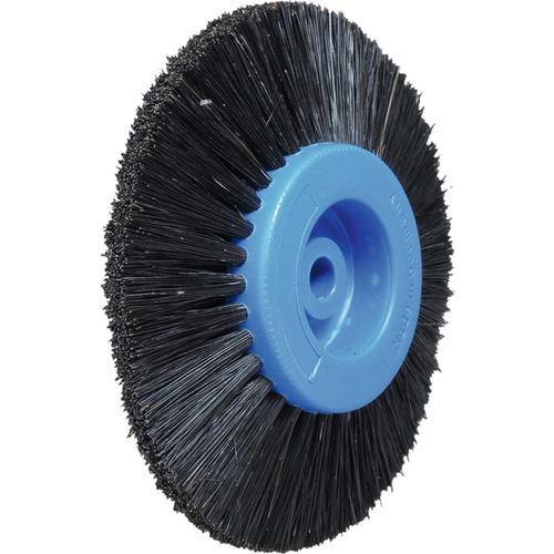 Polishing brushes piece plastic core, quality "Standard" 4-row, 40/Ø 80 mm pointed