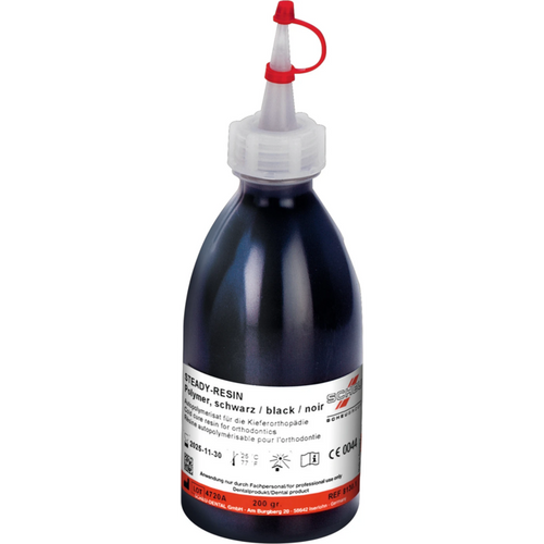 STEADY-RESIN POWDER Bottle 200 g black