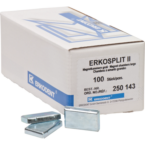 ERKOSPLIT II Pack of 100 large magnetic chambers