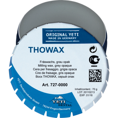 THOWAX milling wax Tin 70 g gray/opaque
