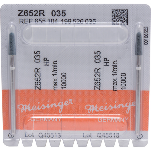 Grinder Z652R Pack of 2 pieces green medium, HP, figure 199, 10.5 mm, ISO 035