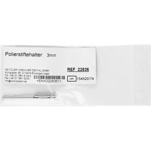 TOPDENT Contapol Mandrelle Piece Standard, for Ø 3 mm pins