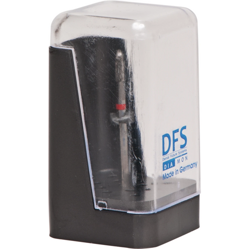 DIADUR MATRO piece cross serrated, red fine, HP, Figure 289, ISO 023