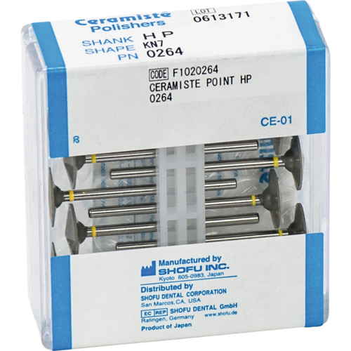 Ceramisté Pack of 12 pieces yellow ultra, HP, figure KN7, ISO 125