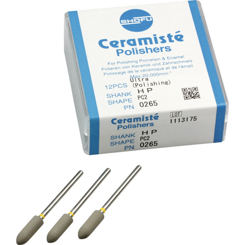 Ceramisté Pack of 12 pieces yellow ultra, HP, figure PC2, ISO 050