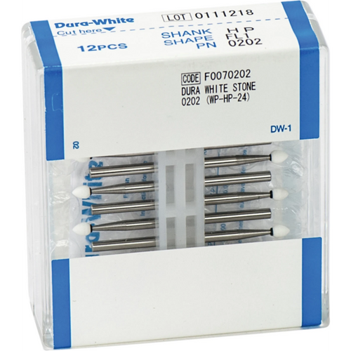 Dura-White stones Pack of 12 pieces FL1, HP, ISO 030