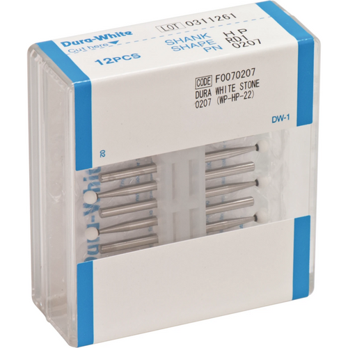 Dura-White stones Pack of 12 pieces RD1, HP, ISO 030