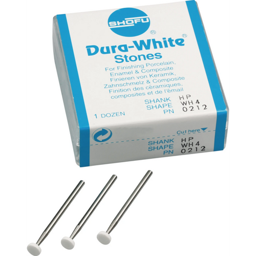 Dura-White stones Pack of 12 pieces WH4, HP, ISO 060