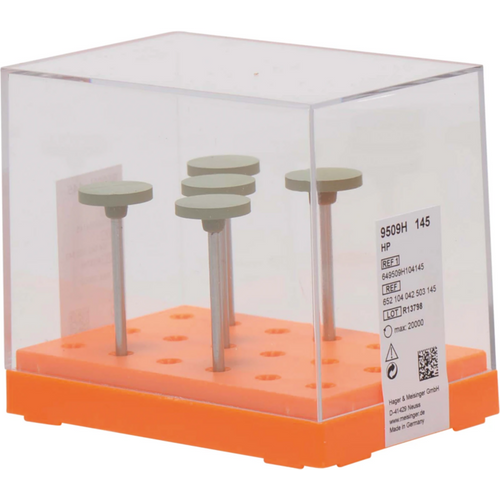 Universal polisher 9509 Pack of 5 pieces green fine, HP, figure 042, 2 mm, ISO 145