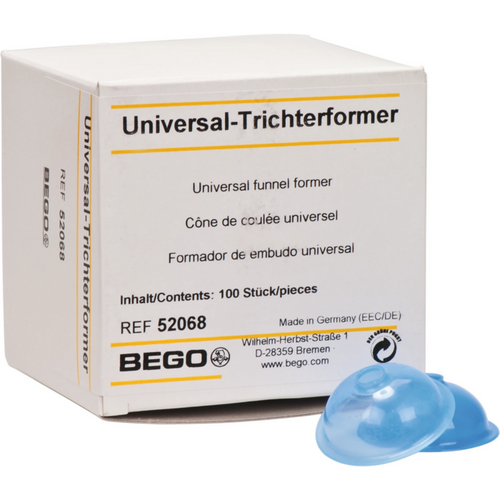 Funnel former for the model casting technique Pack of 100 pieces universal