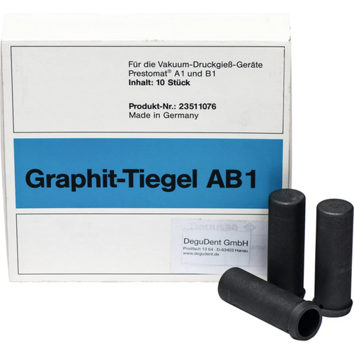 Graphite crucible Pack of 10 pieces AB1