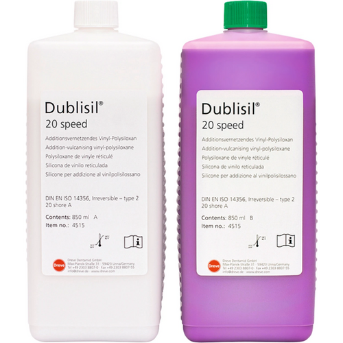 Dublisil® 20 speed Pack of 850 ml bottle A, 850 ml bottle B
