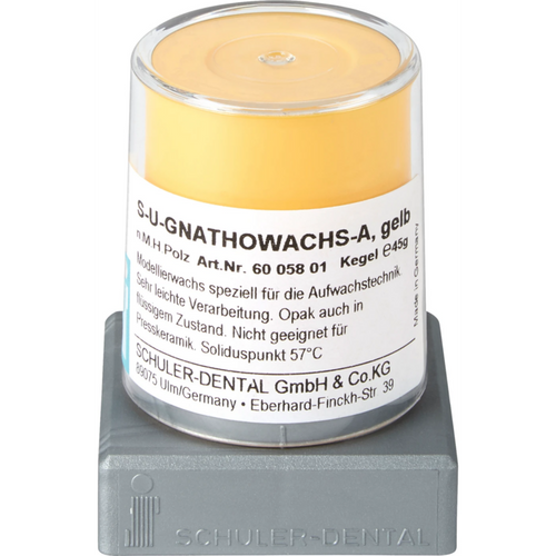 S-U-Gnathowax-A Cone 45 g yellow