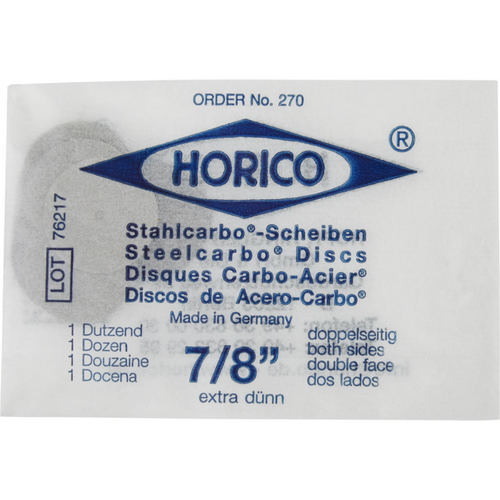 Steel Carbo® washers Pack of 12 pieces double-sided, extra thin, Ø 22 mm x 0.25 mm