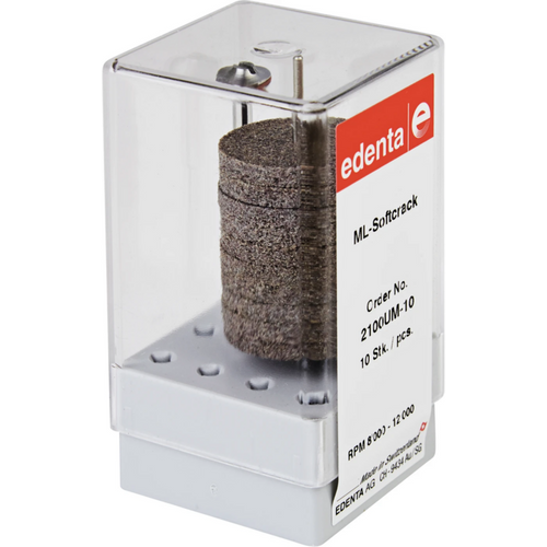 Softcrack Pack of 10 pieces unmounted ISO 220, 1 screw mandrel HP ISO 080