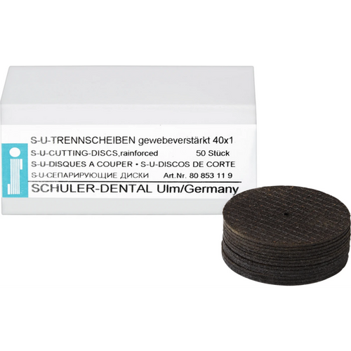 S-U cut-off wheels, fabric-reinforced Pack of 50 pieces Ø 40 mm x 1 mm