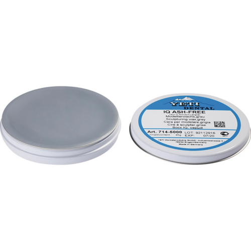 IQ modeling wax Tin 45 g gray, Ash-Free