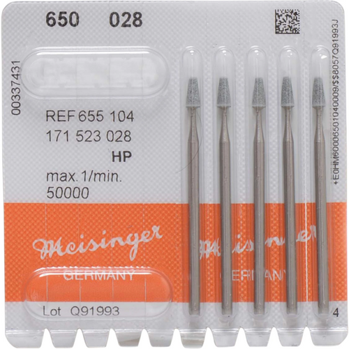 Ceramic grinder 650 Pack of 5 pieces green medium, HP, figure 171, 6 mm, ISO 028