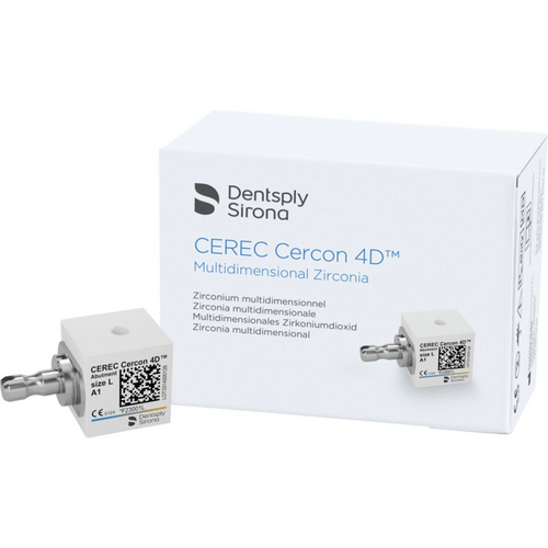 CEREC Cercon 4D™ Abutment Block Pack of 3 pieces size S, A4