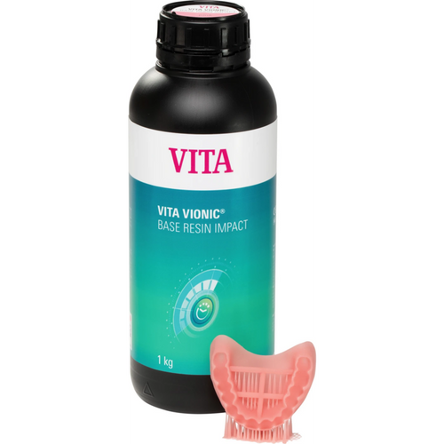 VITA VIONIC® RESIN Bottle 1 kg BASE RESIN IMPACT pink