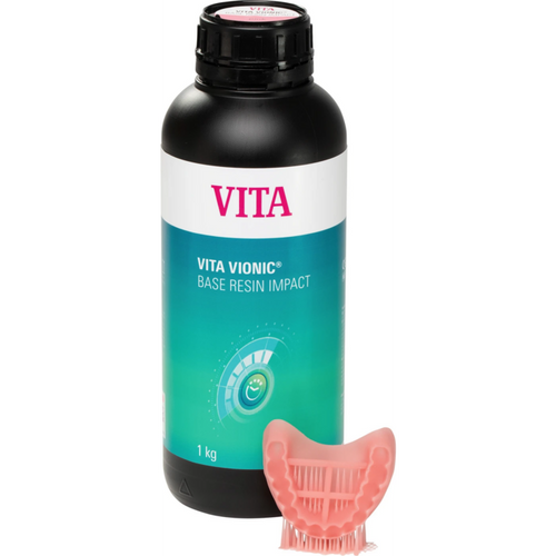 VITA VIONIC® RESIN Bottle 1 kg BASE RESIN IMPACT pink translucent
