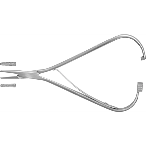 Ligature forceps according to Mathieu Piece HSL 2741-14